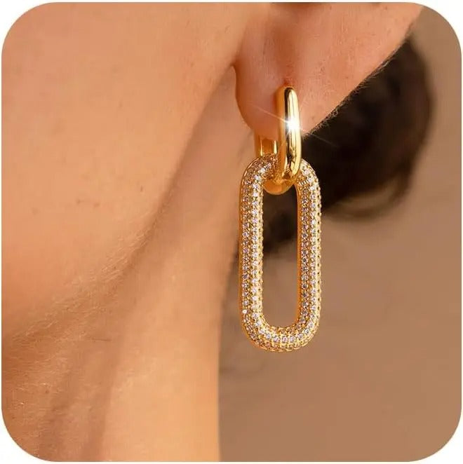 Elegant Gold Drop Earrings